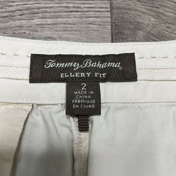 Tommy Bahama Capri Pants Womens Size 2 Beige Ellery Fit - Picture 2 of 7